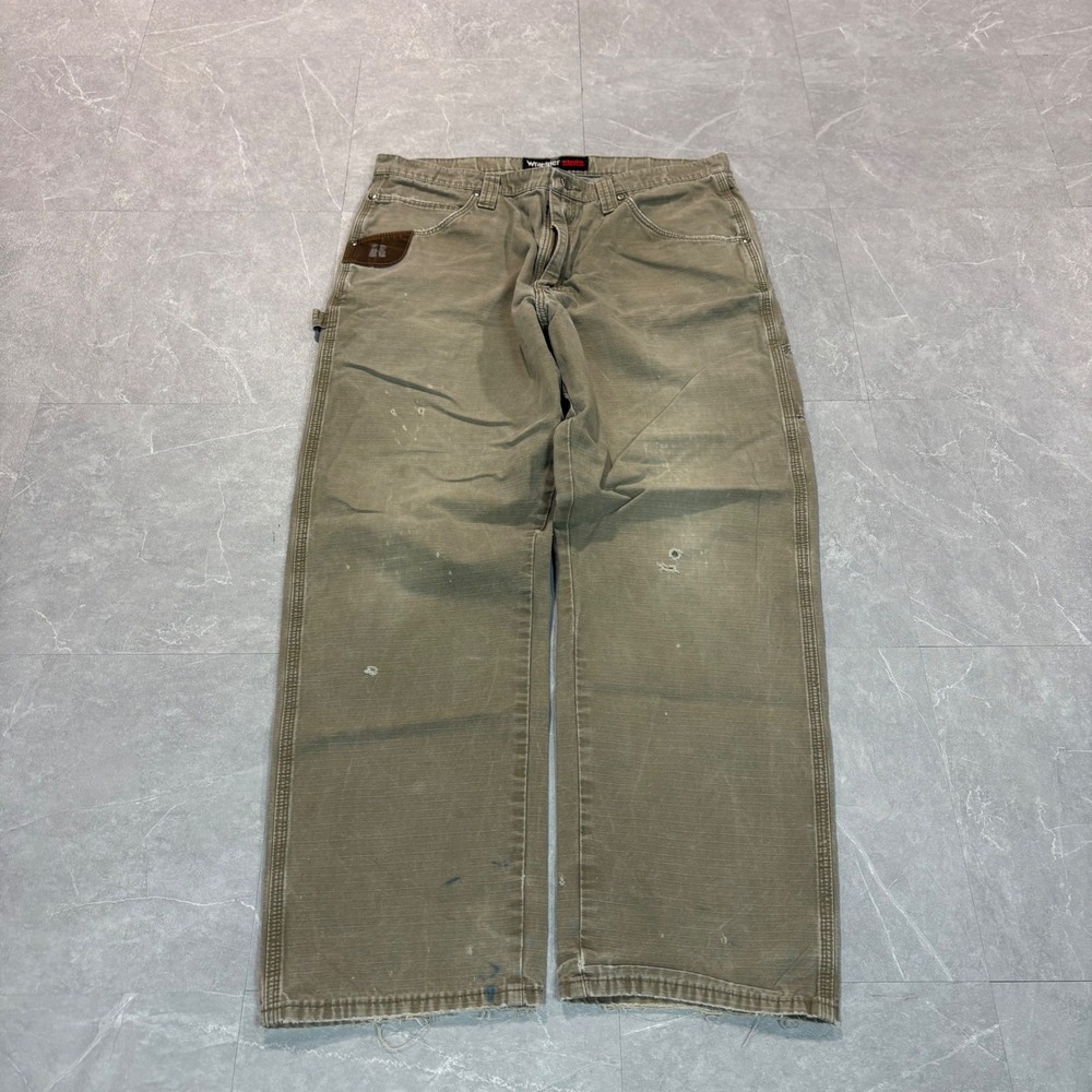 Tan Wrangler wrigg carpenter pants - Picture 5 of 6